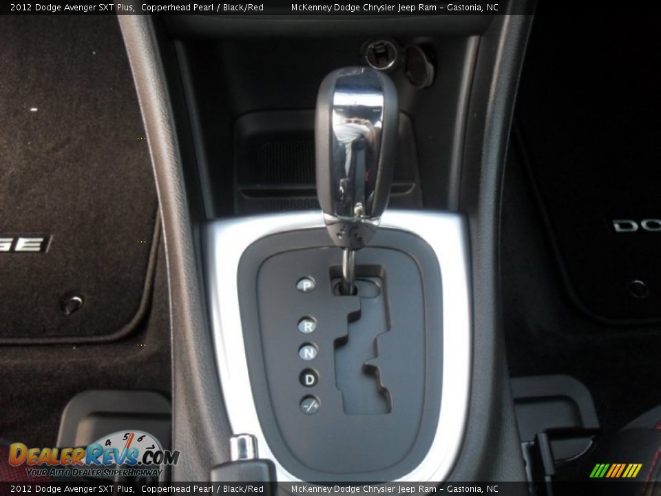 2012 Dodge Avenger SXT Plus Copperhead Pearl / Black/Red Photo #10