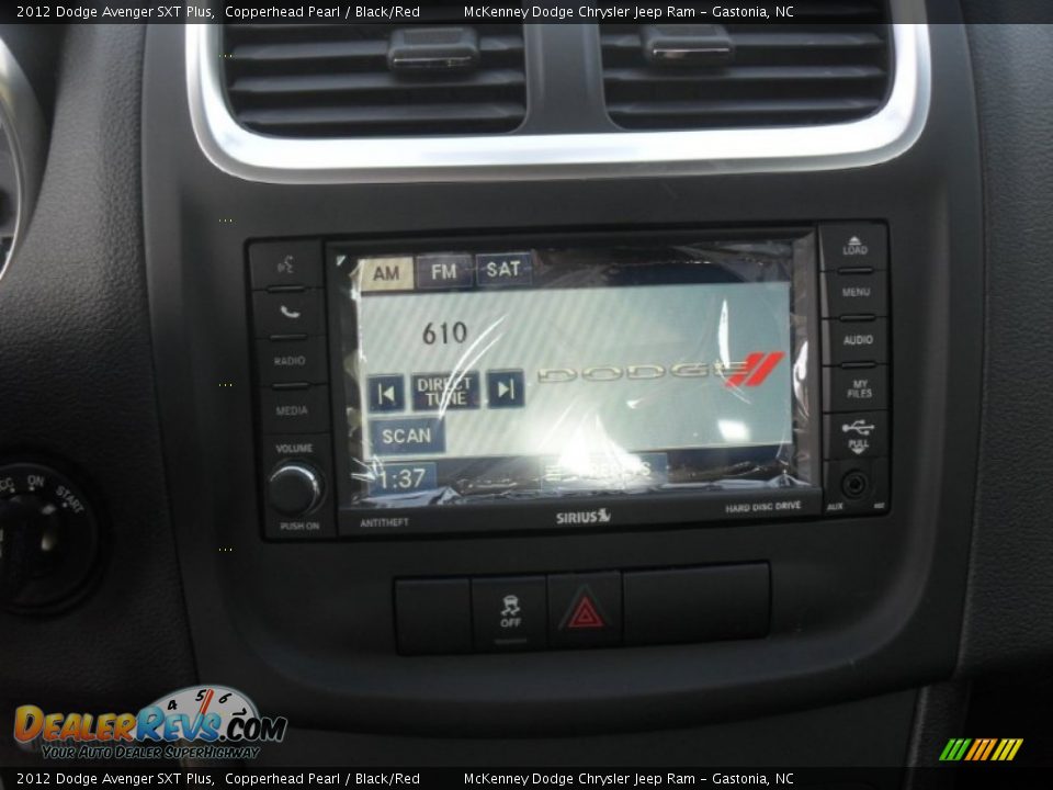 2012 Dodge Avenger SXT Plus Copperhead Pearl / Black/Red Photo #11