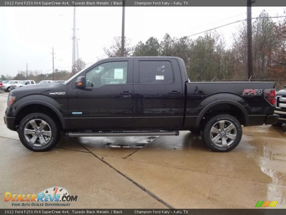 Tuxedo Black Metallic 2012 Ford F150 FX4 SuperCrew 4x4 Photo #4