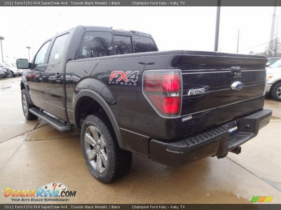 Tuxedo Black Metallic 2012 Ford F150 FX4 SuperCrew 4x4 Photo #5