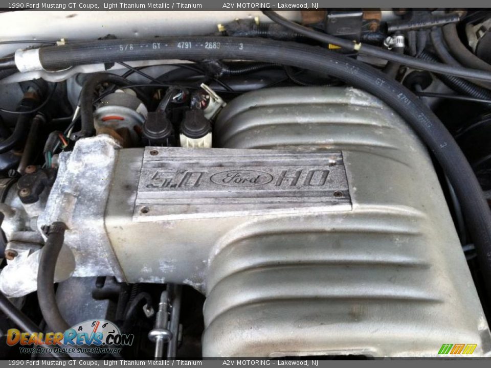 1990 Ford Mustang GT Coupe 5.0 Liter OHV 16-Valve V8 Engine Photo #25
