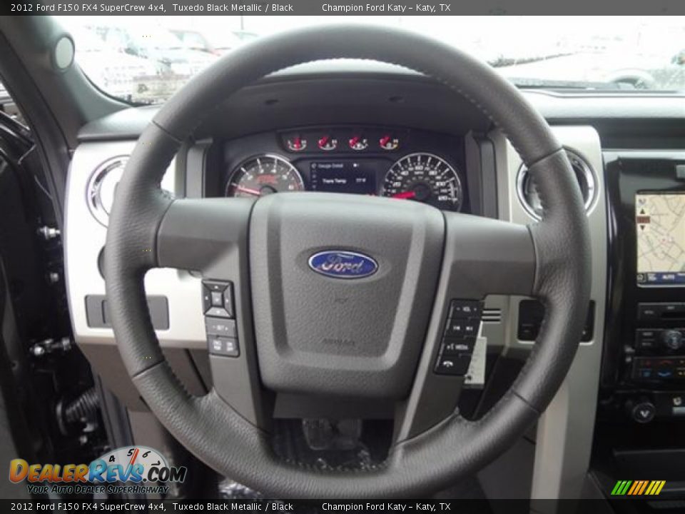 2012 Ford F150 FX4 SuperCrew 4x4 Steering Wheel Photo #26