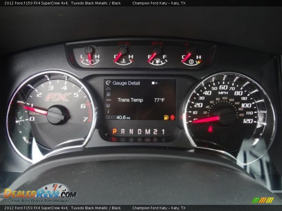 2012 Ford F150 FX4 SuperCrew 4x4 Gauges Photo #29