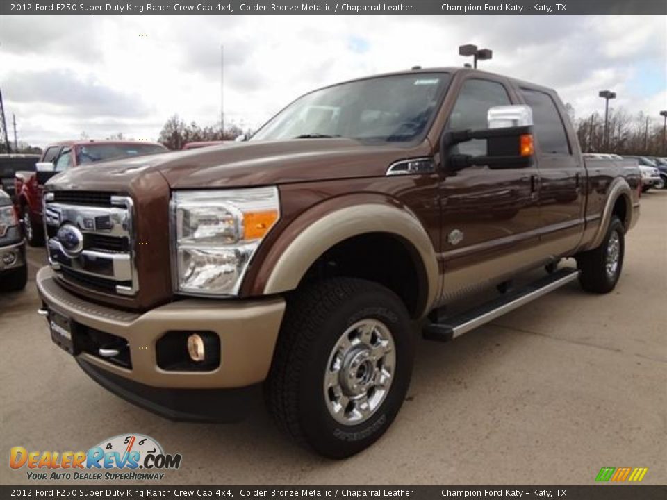 Front 3/4 View of 2012 Ford F250 Super Duty King Ranch Crew Cab 4x4 Photo #3