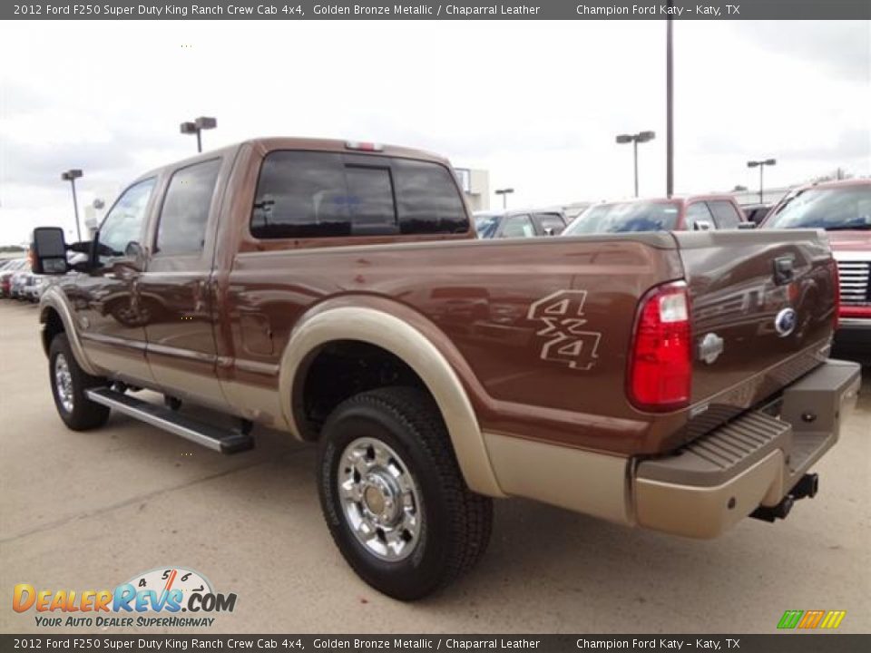 Golden Bronze Metallic 2012 Ford F250 Super Duty King Ranch Crew Cab 4x4 Photo #5