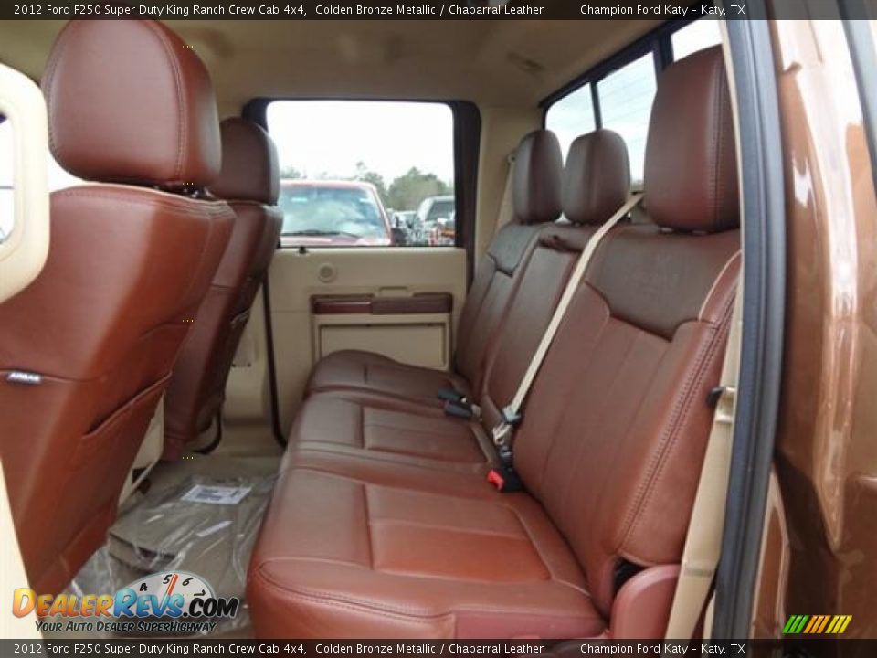 Chaparral Leather Interior - 2012 Ford F250 Super Duty King Ranch Crew Cab 4x4 Photo #14