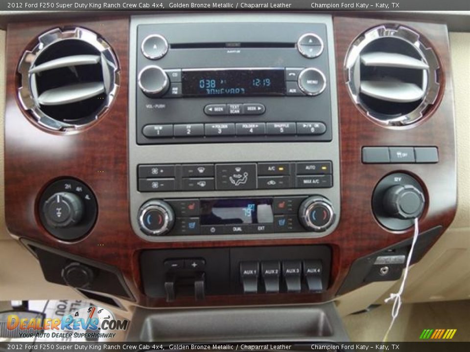 Controls of 2012 Ford F250 Super Duty King Ranch Crew Cab 4x4 Photo #17