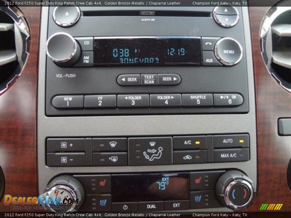 Controls of 2012 Ford F250 Super Duty King Ranch Crew Cab 4x4 Photo #18