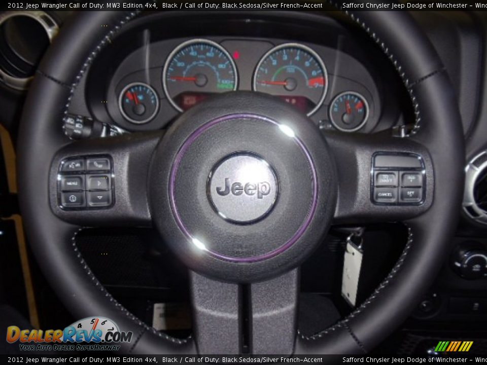 2012 Jeep Wrangler Call of Duty: MW3 Edition 4x4 Steering Wheel Photo #14