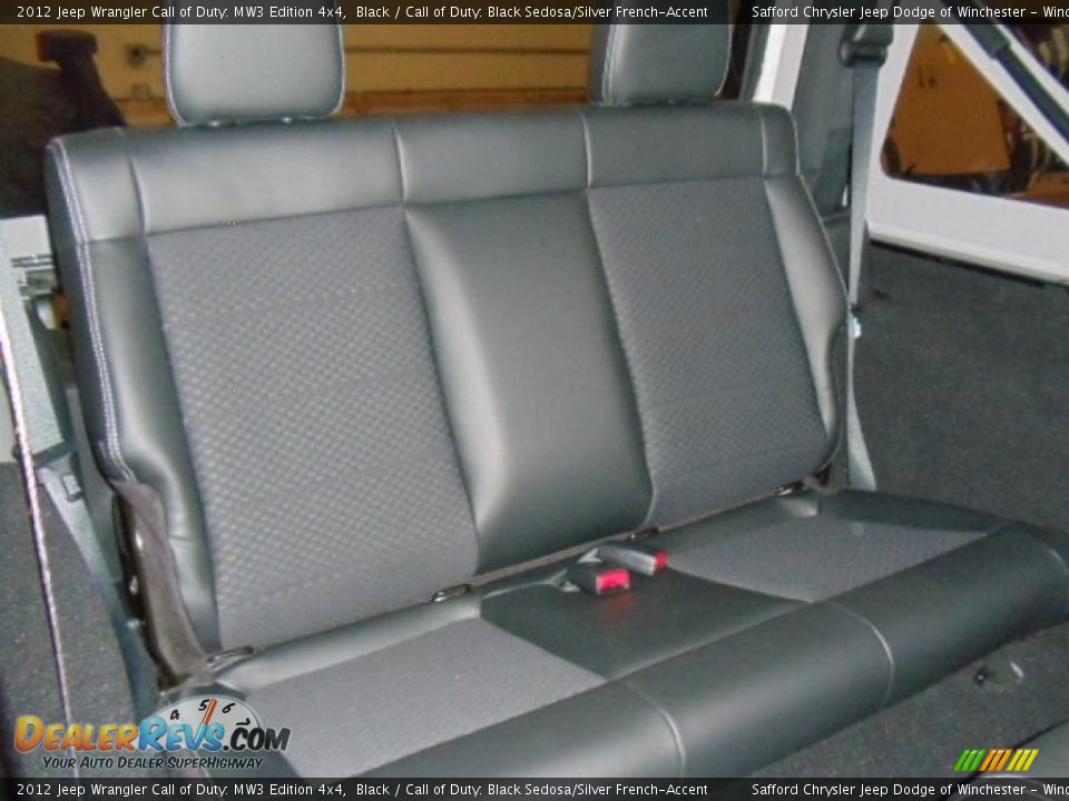 Rear Seat of 2012 Jeep Wrangler Call of Duty: MW3 Edition 4x4 Photo #17
