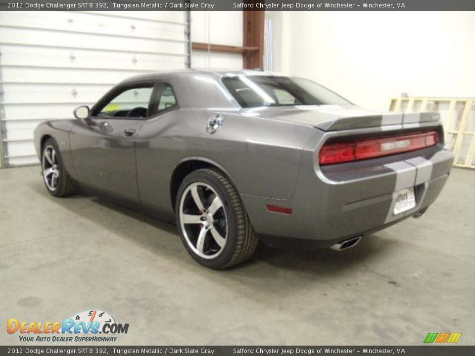 2012 Dodge Challenger SRT8 392 Tungsten Metallic / Dark Slate Gray Photo #3