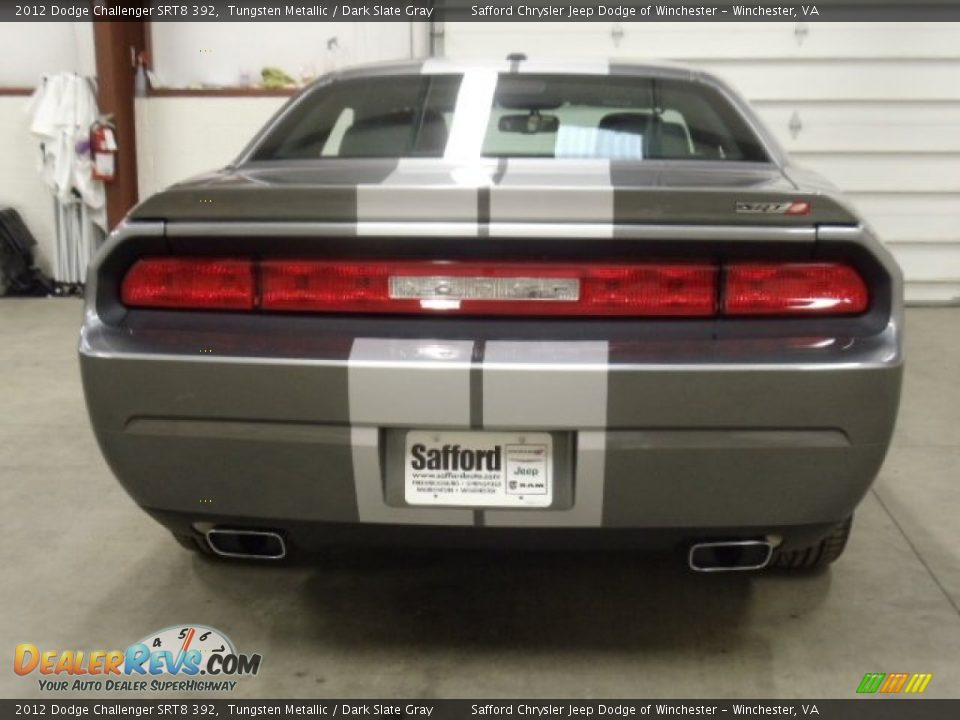 2012 Dodge Challenger SRT8 392 Tungsten Metallic / Dark Slate Gray Photo #4