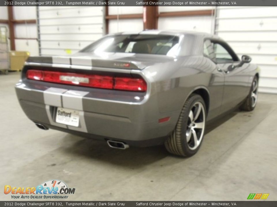 2012 Dodge Challenger SRT8 392 Tungsten Metallic / Dark Slate Gray Photo #5