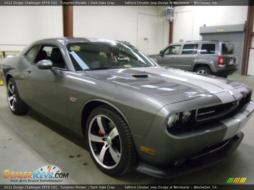 2012 Dodge Challenger SRT8 392 Tungsten Metallic / Dark Slate Gray Photo #7