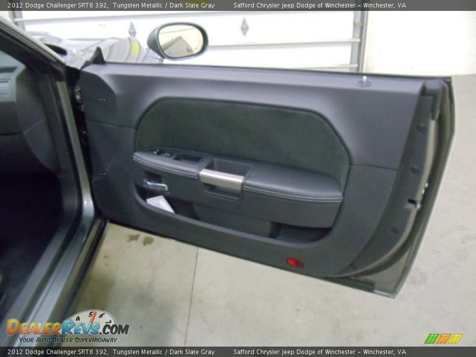 2012 Dodge Challenger SRT8 392 Tungsten Metallic / Dark Slate Gray Photo #10