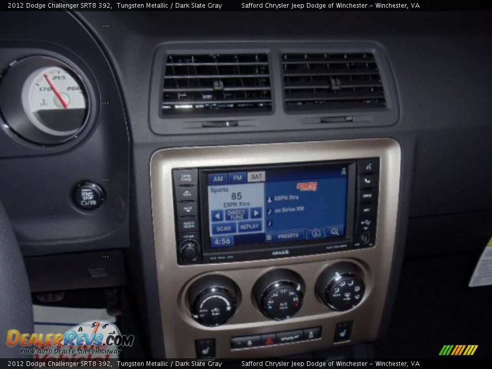2012 Dodge Challenger SRT8 392 Tungsten Metallic / Dark Slate Gray Photo #12