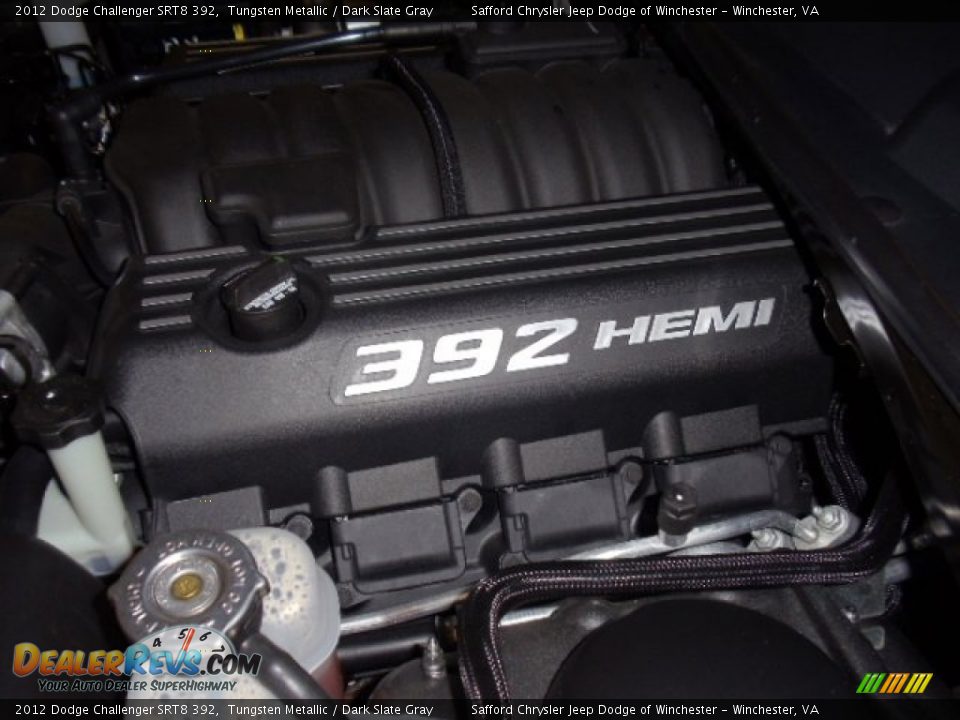 2012 Dodge Challenger SRT8 392 Tungsten Metallic / Dark Slate Gray Photo #26