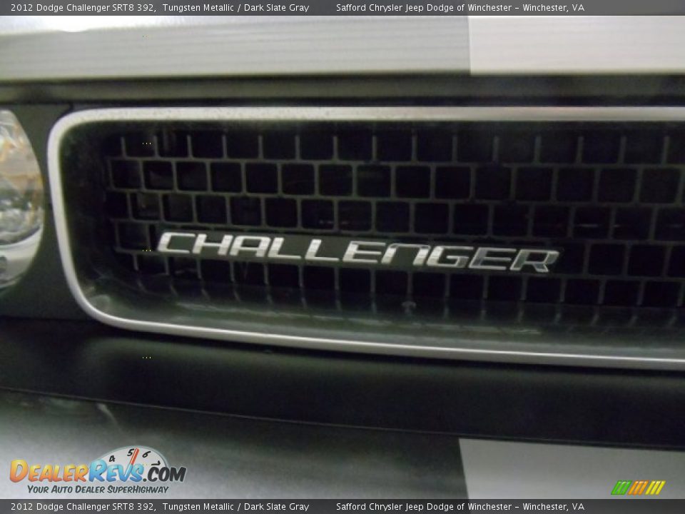2012 Dodge Challenger SRT8 392 Tungsten Metallic / Dark Slate Gray Photo #27
