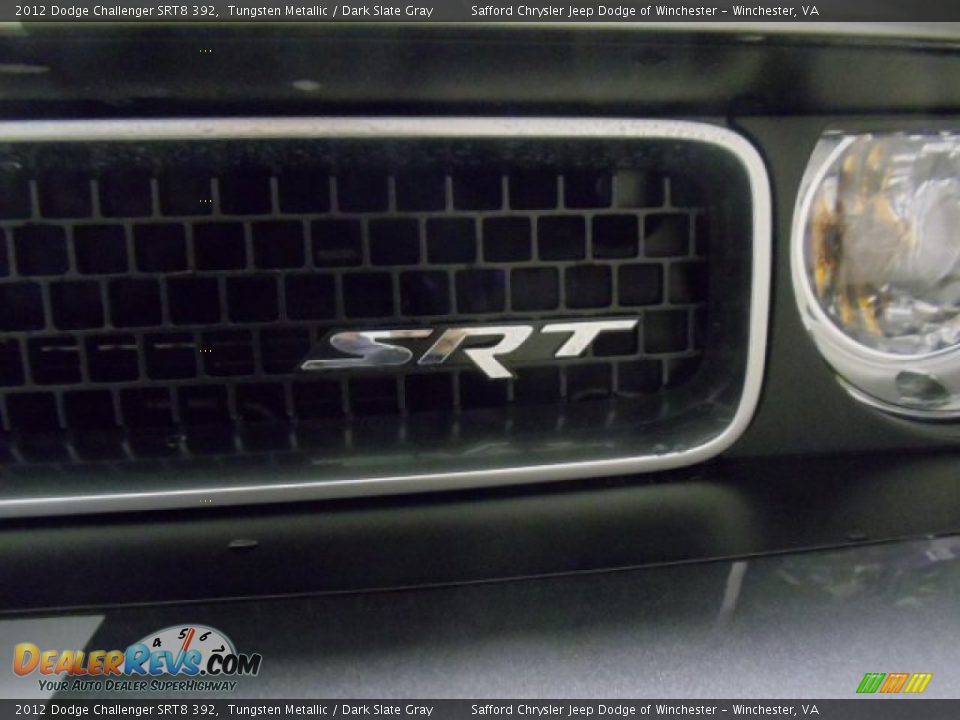 2012 Dodge Challenger SRT8 392 Tungsten Metallic / Dark Slate Gray Photo #28