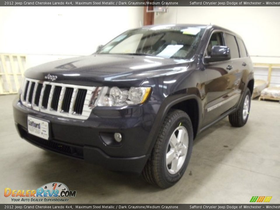 2012 Jeep Grand Cherokee Laredo 4x4 Maximum Steel Metallic / Dark Graystone/Medium Graystone Photo #1