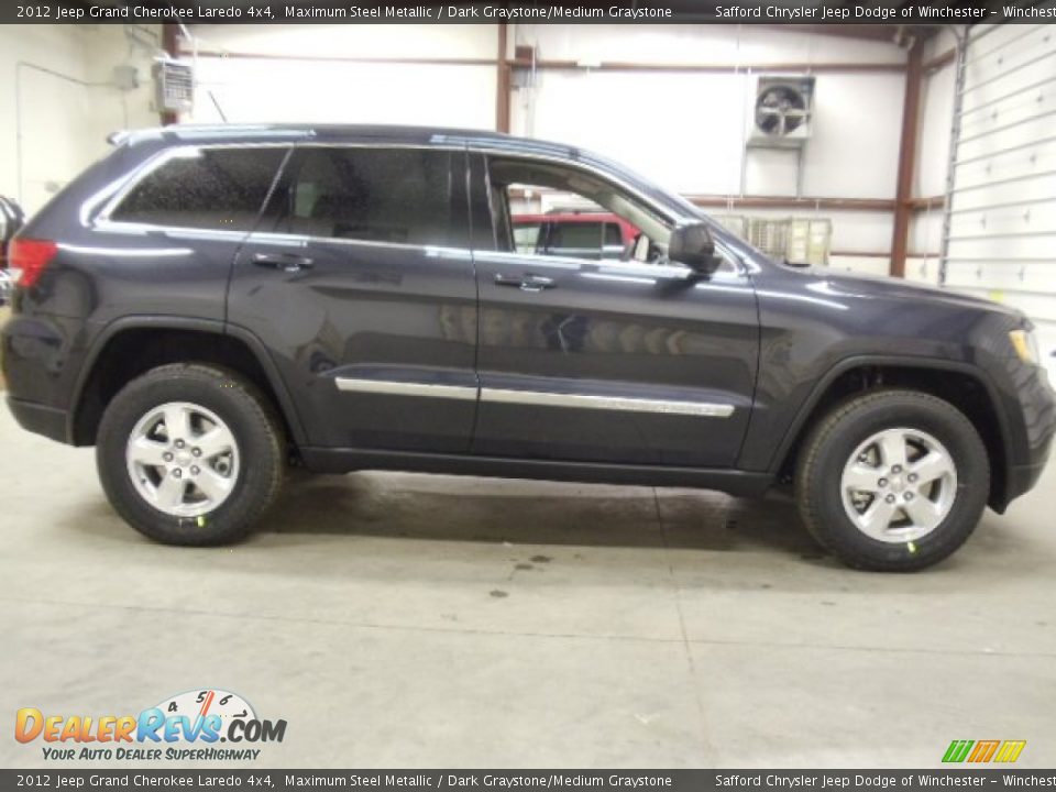 2012 Jeep Grand Cherokee Laredo 4x4 Maximum Steel Metallic / Dark Graystone/Medium Graystone Photo #6