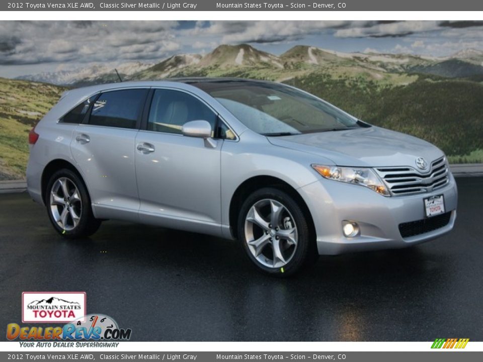 2012 Toyota Venza XLE AWD Classic Silver Metallic / Light Gray Photo #1