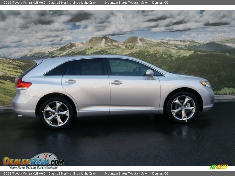 Classic Silver Metallic 2012 Toyota Venza XLE AWD Photo #2