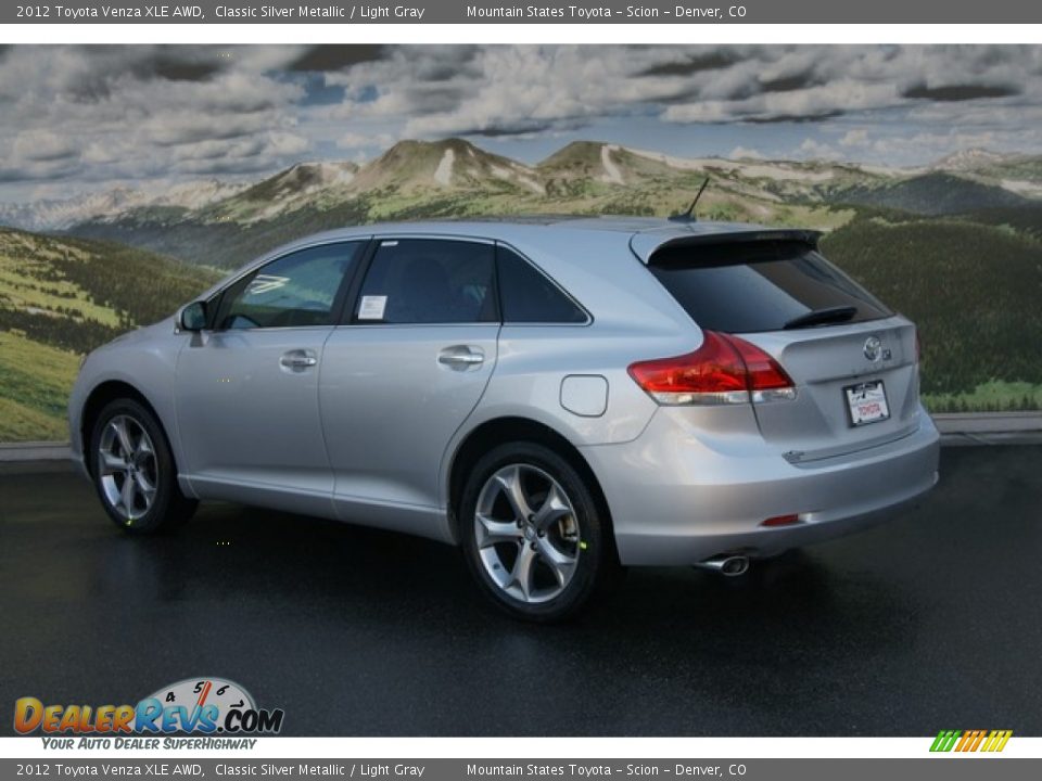 2012 Toyota Venza XLE AWD Classic Silver Metallic / Light Gray Photo #3