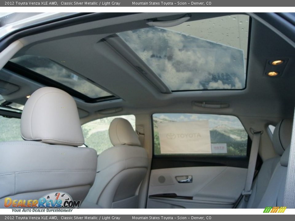 Sunroof of 2012 Toyota Venza XLE AWD Photo #10