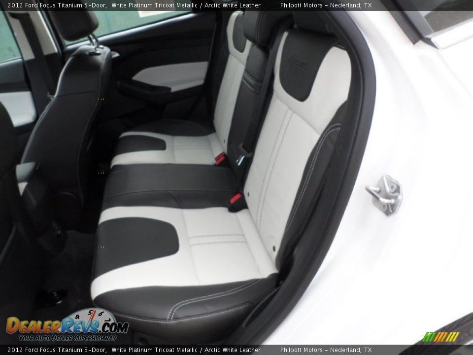 Rear Seat of 2012 Ford Focus Titanium 5-Door Photo #21