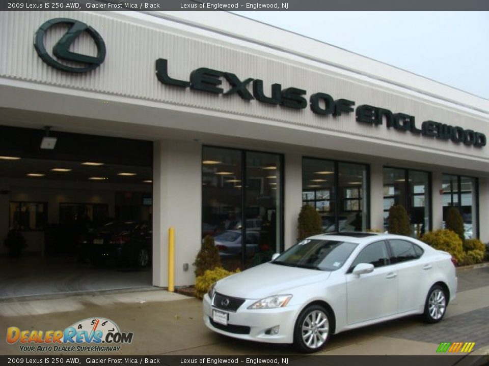 2009 Lexus IS 250 AWD Glacier Frost Mica / Black Photo #1