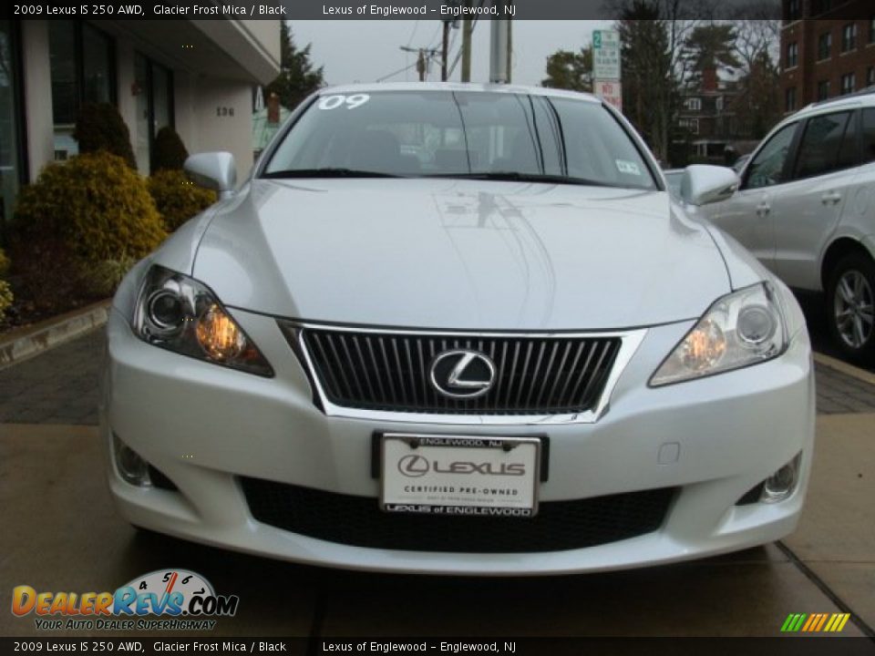 2009 Lexus IS 250 AWD Glacier Frost Mica / Black Photo #2