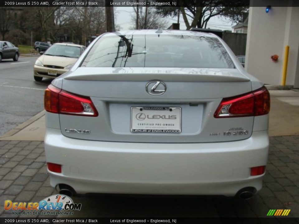 2009 Lexus IS 250 AWD Glacier Frost Mica / Black Photo #5