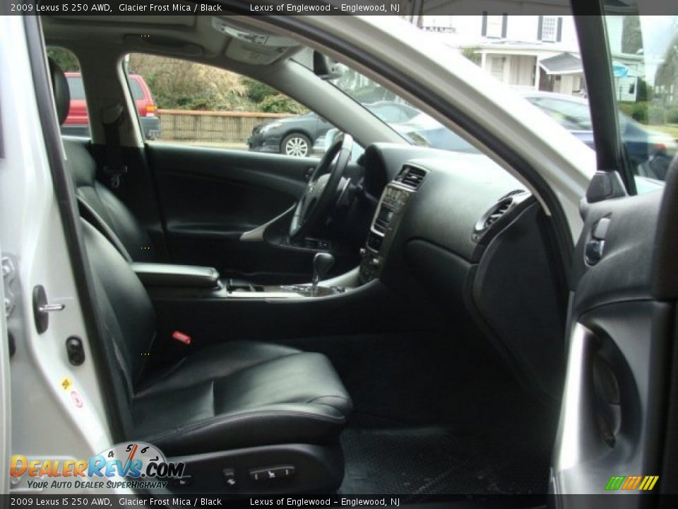 2009 Lexus IS 250 AWD Glacier Frost Mica / Black Photo #8