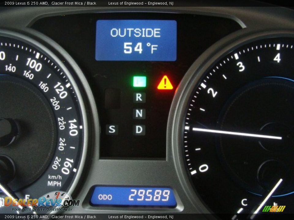 2009 Lexus IS 250 AWD Glacier Frost Mica / Black Photo #10