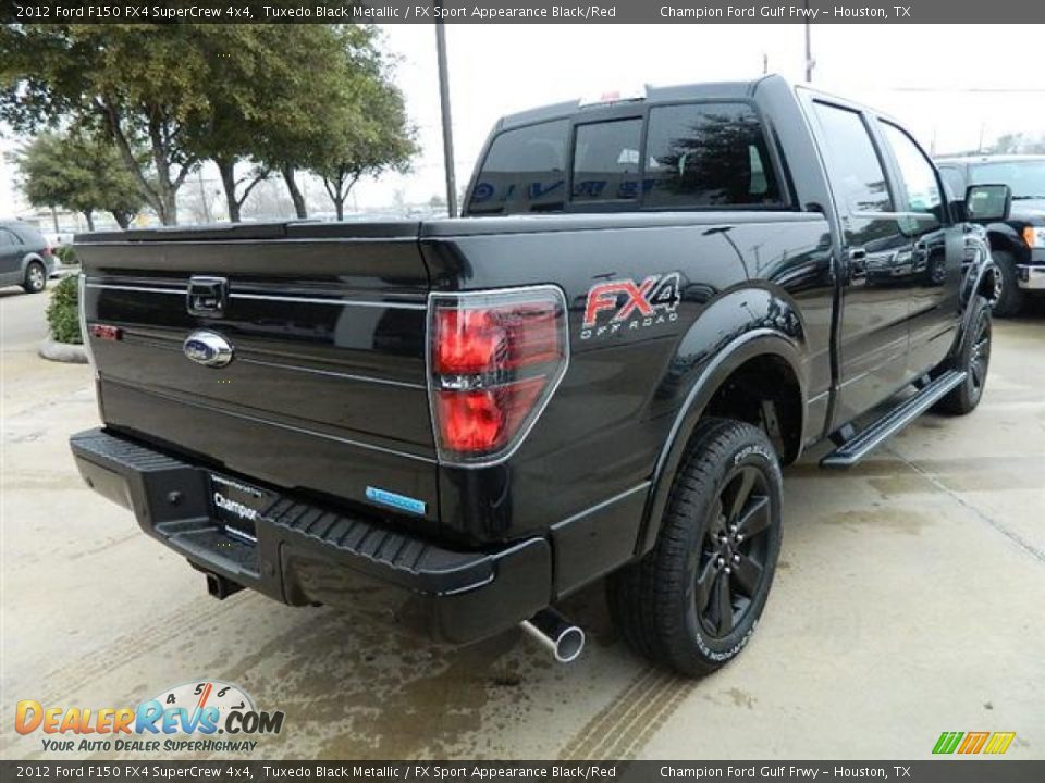 Tuxedo Black Metallic 2012 Ford F150 FX4 SuperCrew 4x4 Photo #5