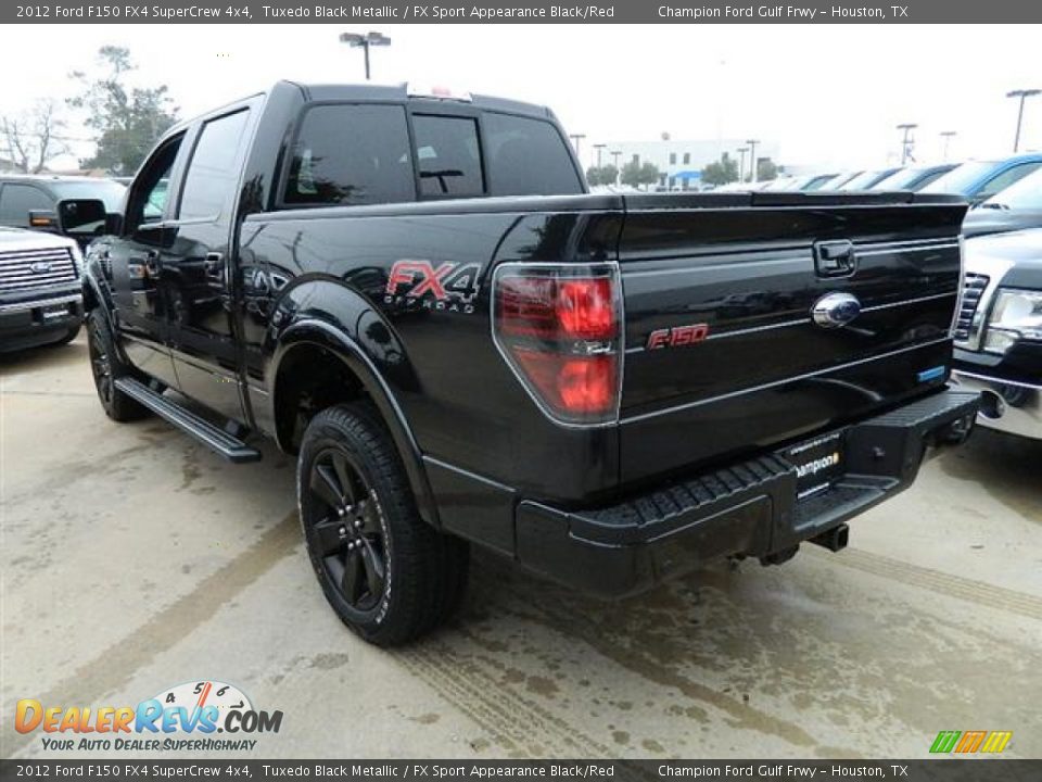 Tuxedo Black Metallic 2012 Ford F150 FX4 SuperCrew 4x4 Photo #7