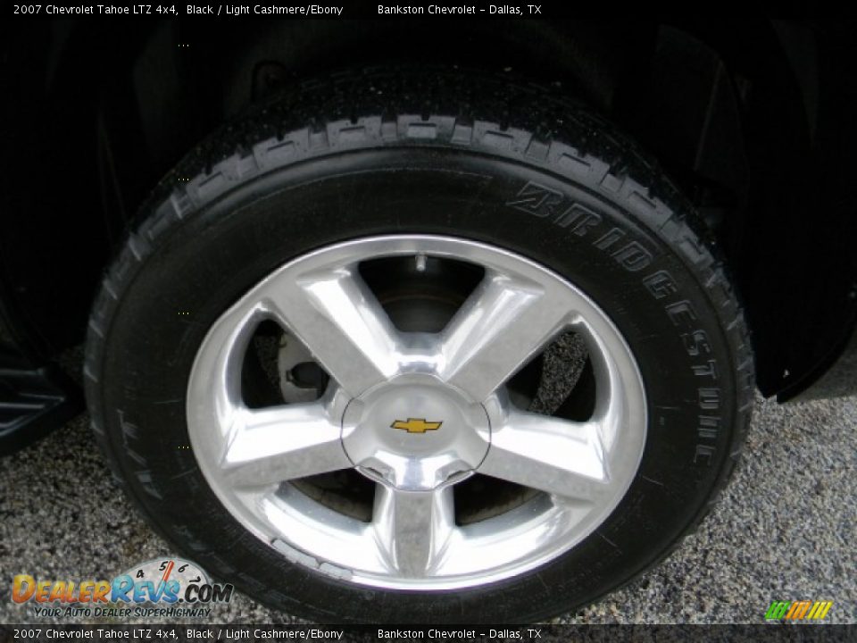 2007 Chevrolet Tahoe LTZ 4x4 Black / Light Cashmere/Ebony Photo #6
