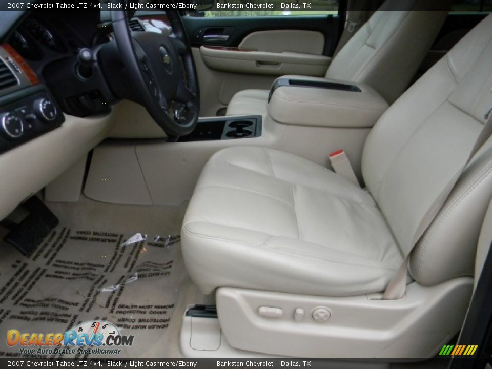 2007 Chevrolet Tahoe LTZ 4x4 Black / Light Cashmere/Ebony Photo #7