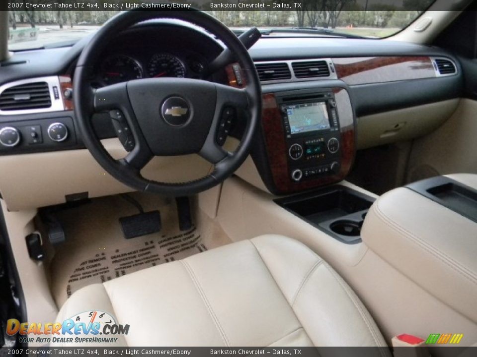 2007 Chevrolet Tahoe LTZ 4x4 Black / Light Cashmere/Ebony Photo #9