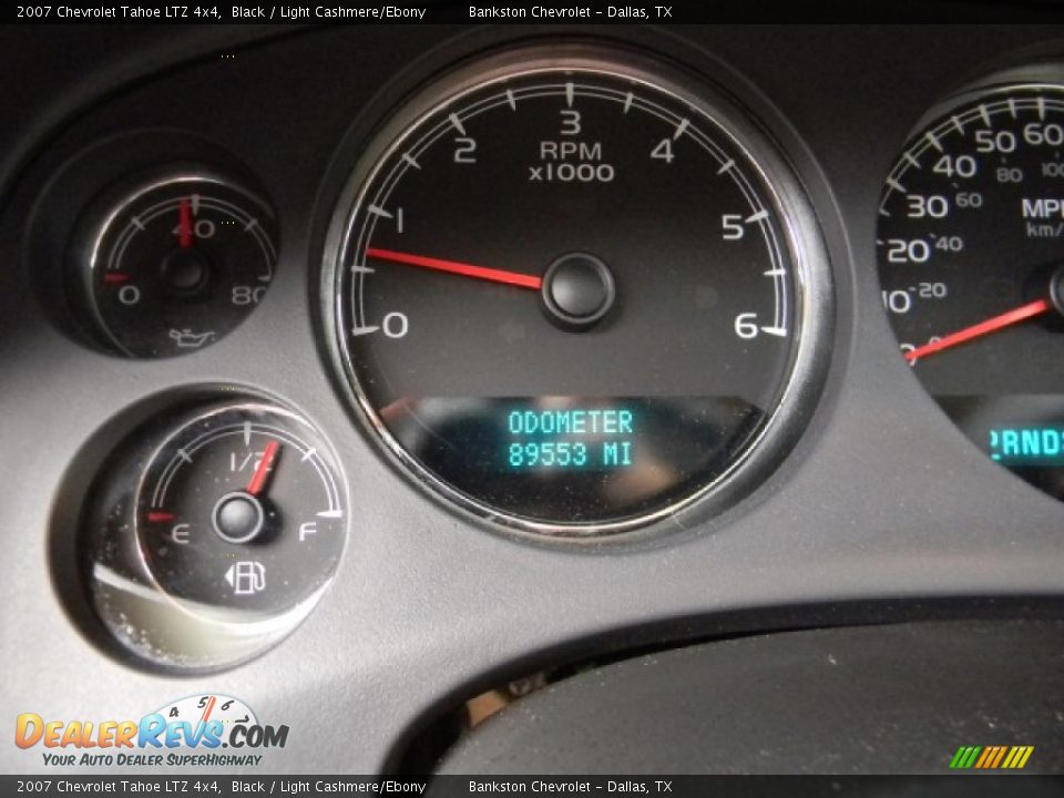 2007 Chevrolet Tahoe LTZ 4x4 Black / Light Cashmere/Ebony Photo #10