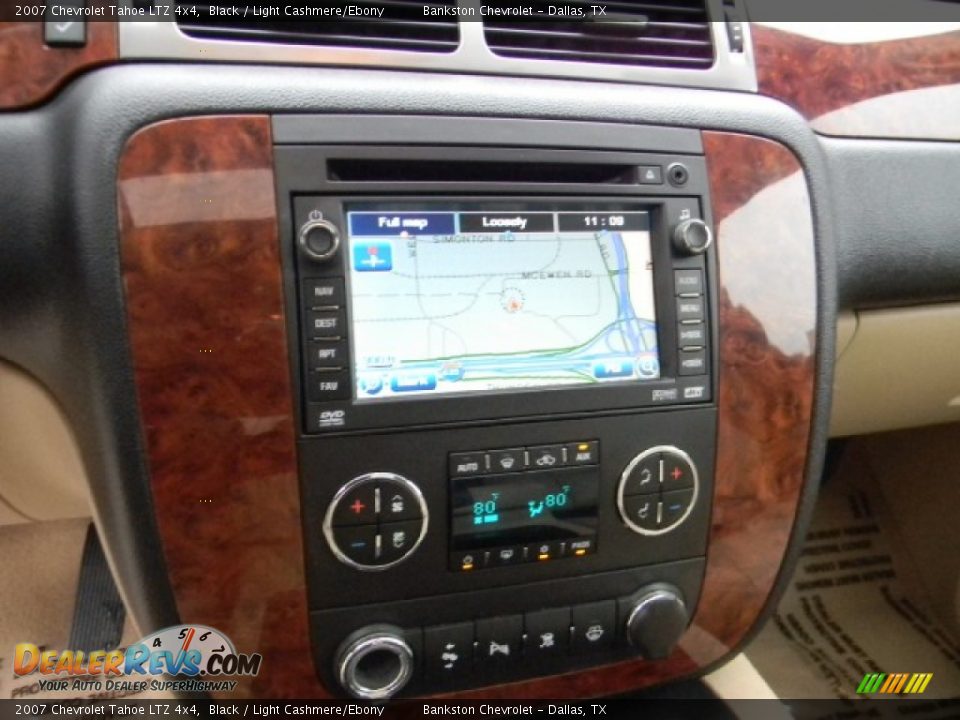 2007 Chevrolet Tahoe LTZ 4x4 Black / Light Cashmere/Ebony Photo #11