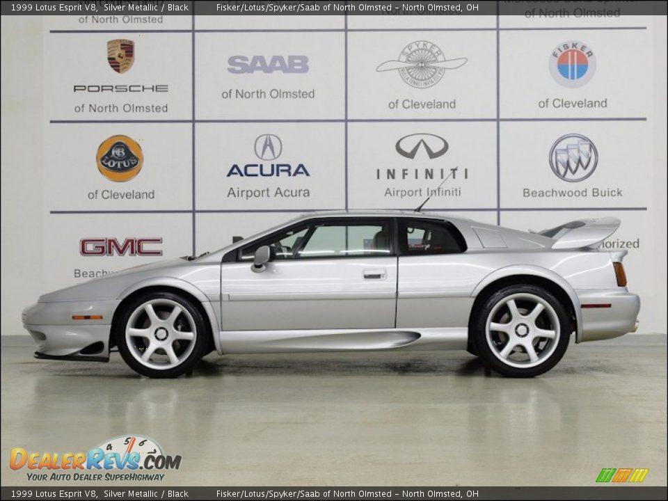 1999 Lotus Esprit V8 Silver Metallic / Black Photo #4