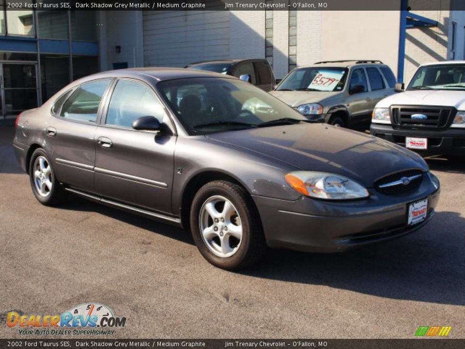 2002 Ford Taurus SES Dark Shadow Grey Metallic / Medium Graphite Photo #2