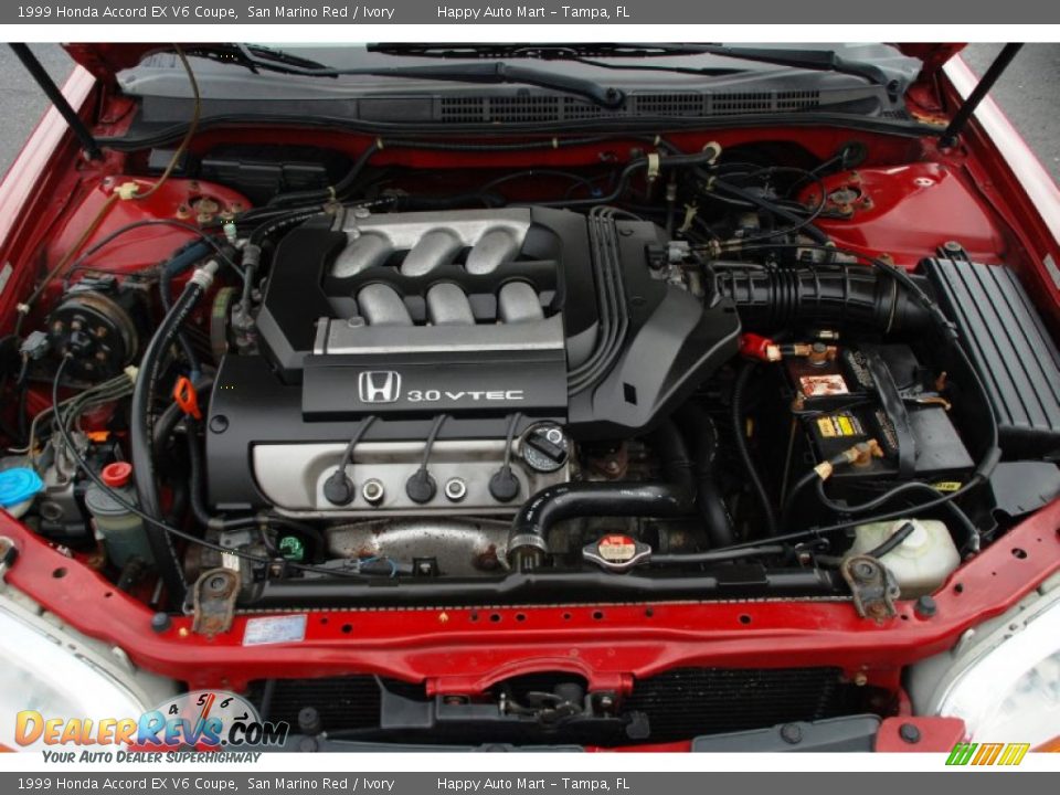 1999 Honda Accord EX V6 Coupe 3.0L SOHC 24V VTEC V6 Engine Photo #26