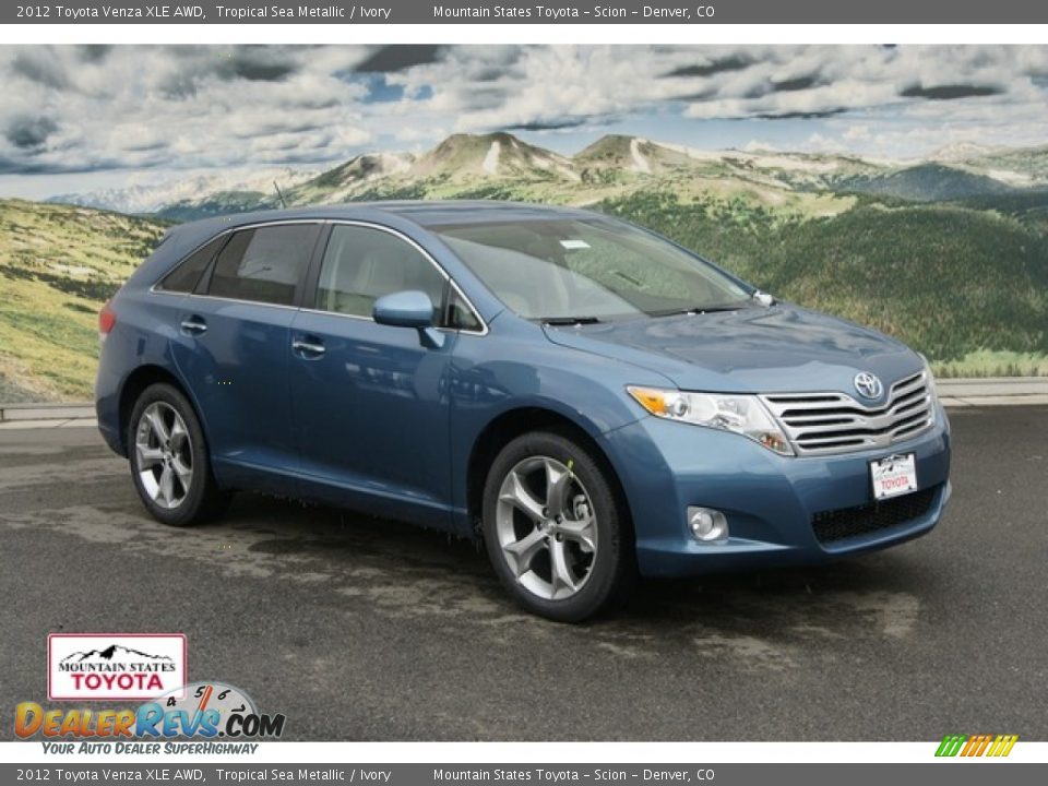 2012 toyota venza tropical sea metallic #2