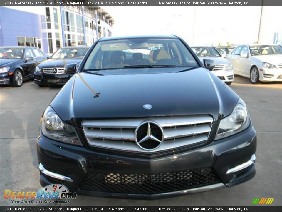 2012 Mercedes-Benz C 250 Sport Magnetite Black Metallic / Almond Beige/Mocha Photo #2