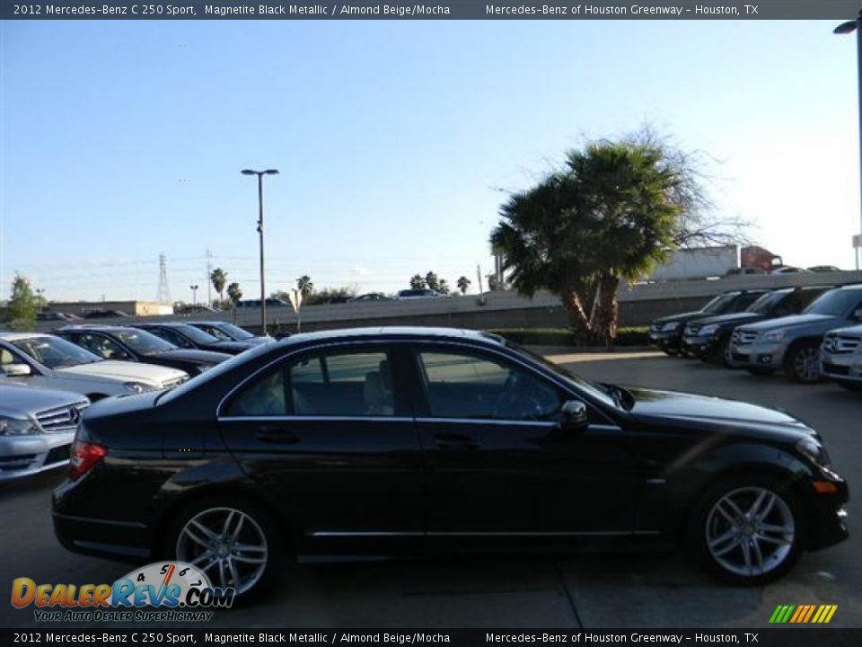 2012 Mercedes-Benz C 250 Sport Magnetite Black Metallic / Almond Beige/Mocha Photo #4