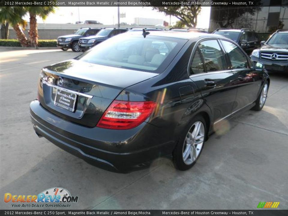 2012 Mercedes-Benz C 250 Sport Magnetite Black Metallic / Almond Beige/Mocha Photo #5