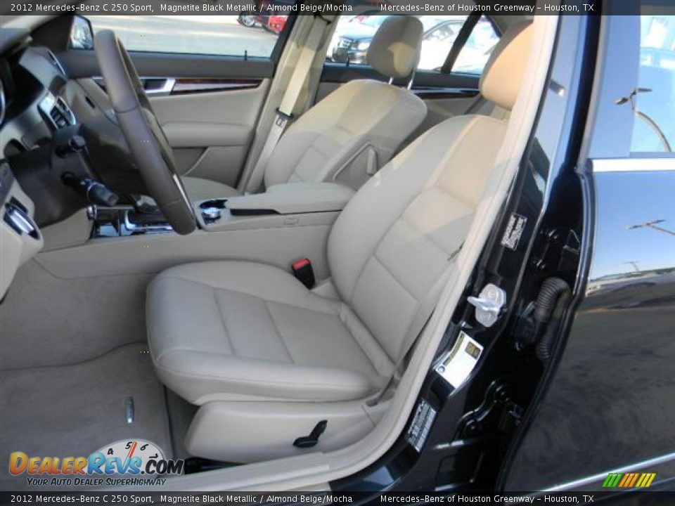 2012 Mercedes-Benz C 250 Sport Magnetite Black Metallic / Almond Beige/Mocha Photo #11
